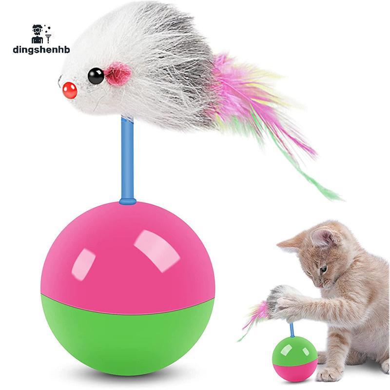 dingshenhb Tumbler Mouse Cat Toys Brinquedos Para Animais De Estimação Roly Poly Toy Bons Produtos