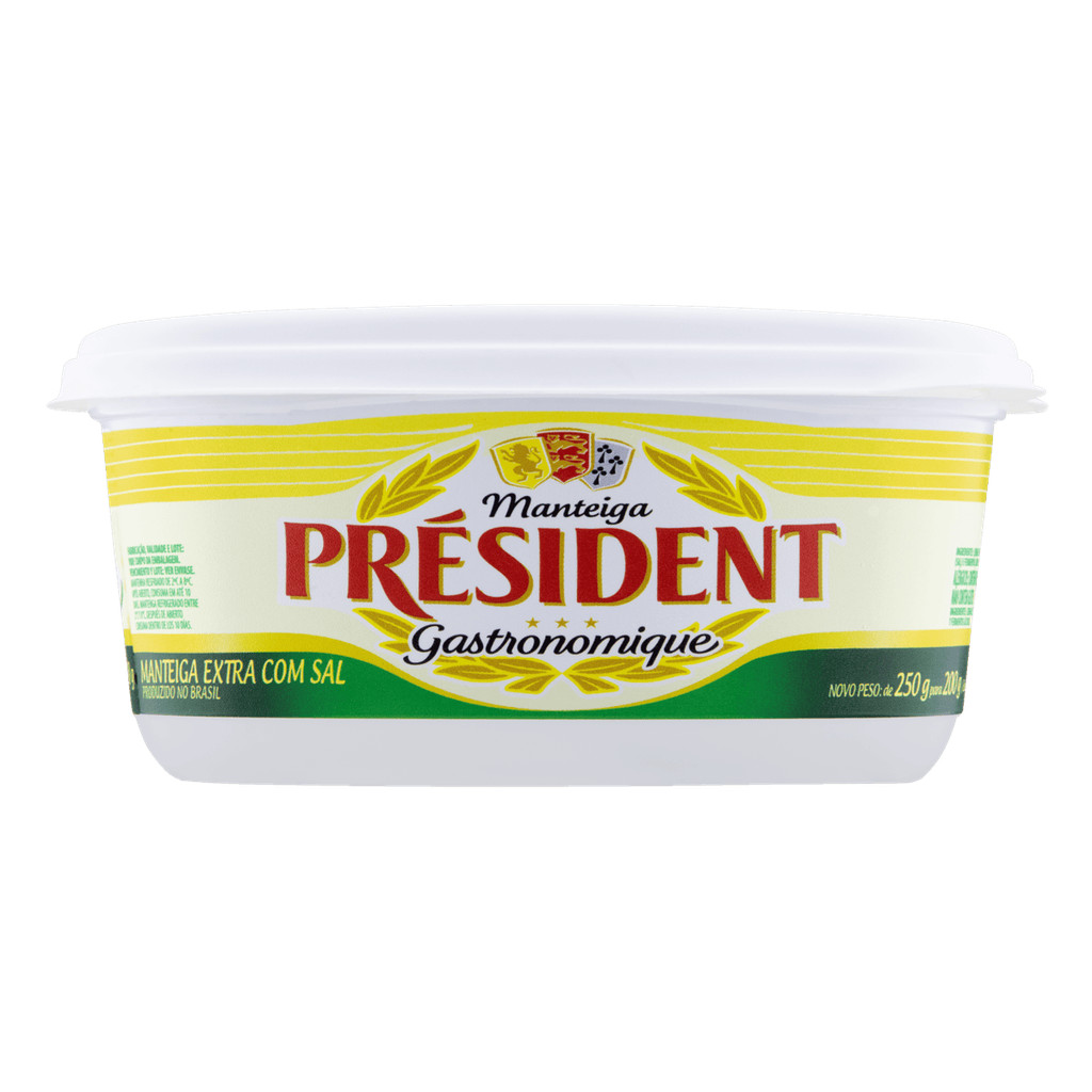 Manteiga Extra com Sal Président