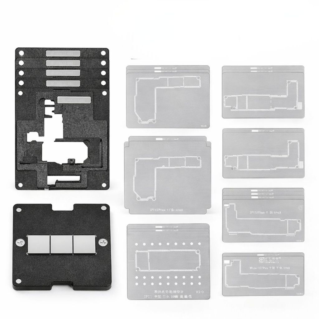 Suporte Middle Frame Amaoe para iPhone X ao 17 Pro Max 0.10mm