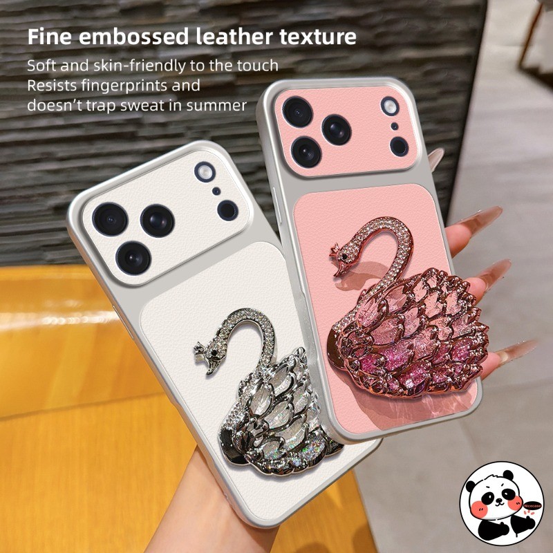 Capa De Telefone De Couro PU Com Suporte De Cisne Para Samsung Galaxy A24 A23 A22 A21S A20S A17 A16 A15 A14 A13 A12 A11 