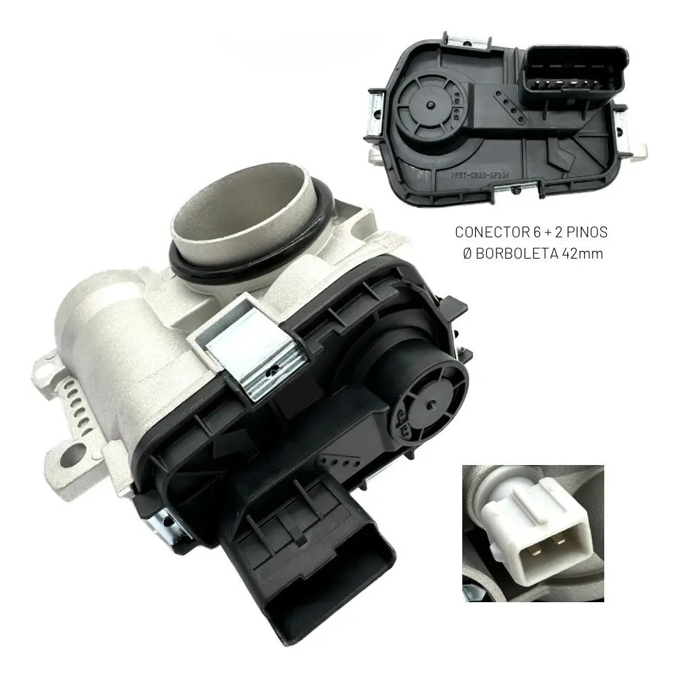 Corpo De Borboleta Tbi Peugeot 206 1.0 16v 2001 2002 2003