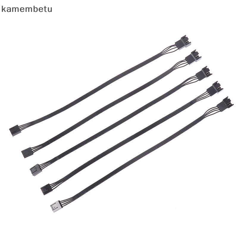 Kame 5 Peças 4 Pinos PWM CPU Ventilador Fio Conector Adaptador Extensão Do Computador Cabo De Alimentação Acessórios De