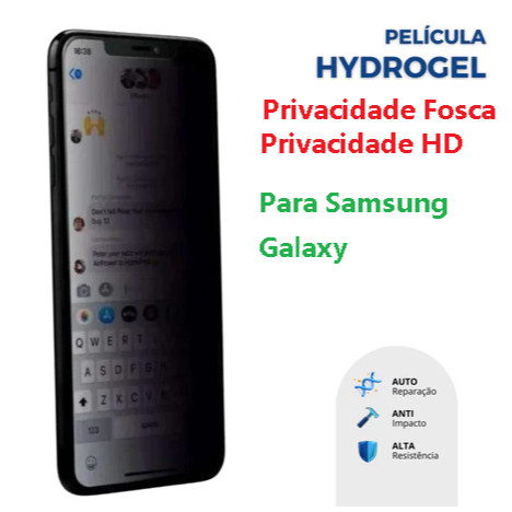 Película De Hidrogel HD e Fosca Privacidade Para Samsung A01 A02 A02S A03 A03S A04 A04E A04S A05 A05S Core - 05SM / PL05