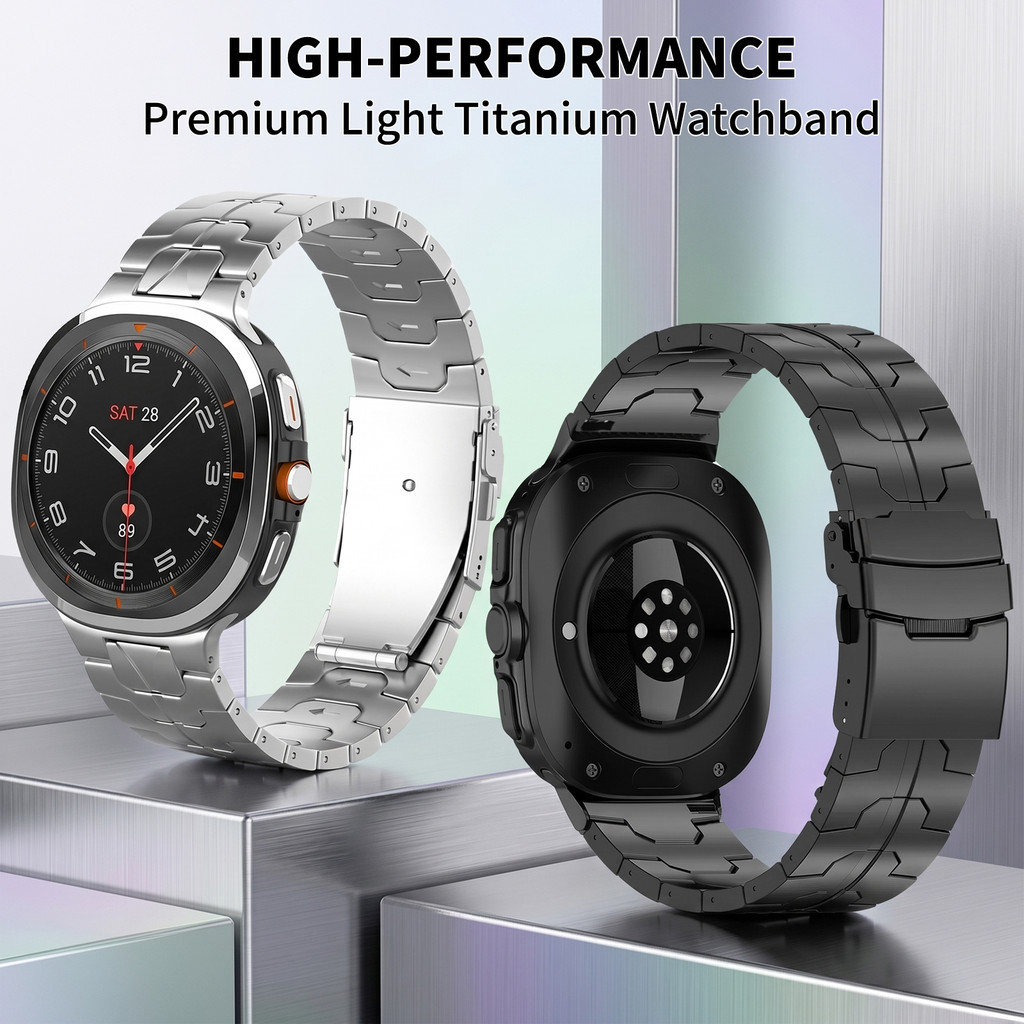 Pulseira De Titânio Leve Para Galaxy Watch 9 8 Clássico Samsung Ultra 2 47mm 202