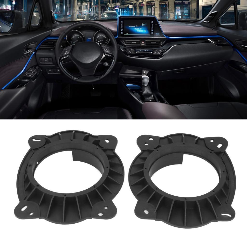 Toolgoing-BR 2 Pçs/set Adaptador de Alto-falante de Carro Anéis Espaçadores Suporte de Montagem Substituição para Camry