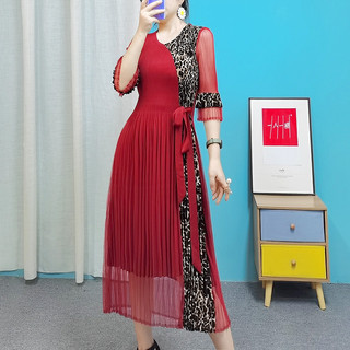 Uma pessoa uma plissada L150 Issey Miyake saia mágica plissada gaze Slim fit vestido de aparência mais fina comprimento 