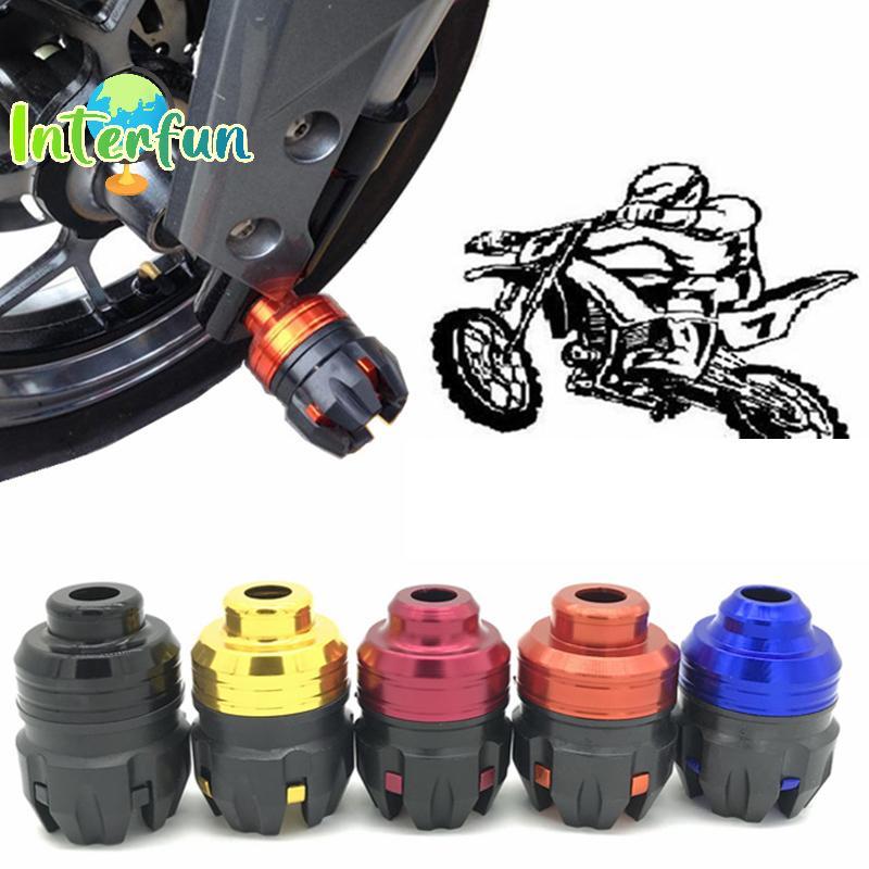 [InterfunB] 2 Unidades Protetor Universal Contra Colisão De Motocicleta De Garfo Dianteiro De Alumínio Para Proteção De 