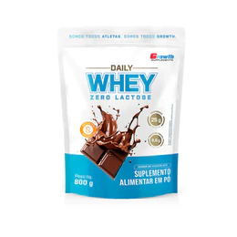 Daily Whey Protein Zero Lactose 800g Growth Supplements