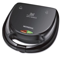 Sanduicheira Grill Mondial Fast Grill e Sandwich S12