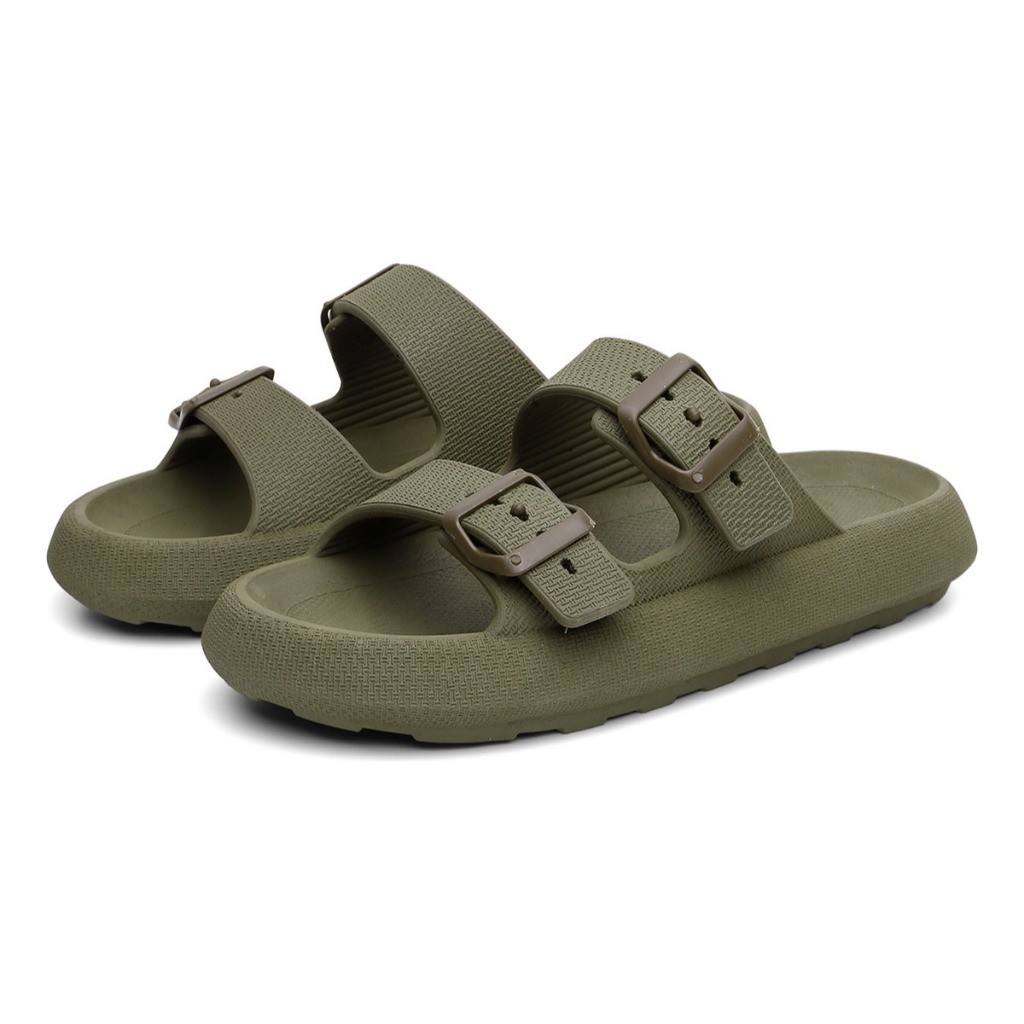 Chinelo Masculino Feminino Sandália Duas Tiras Slide Confortável Birken Fivela Antiderrapante
