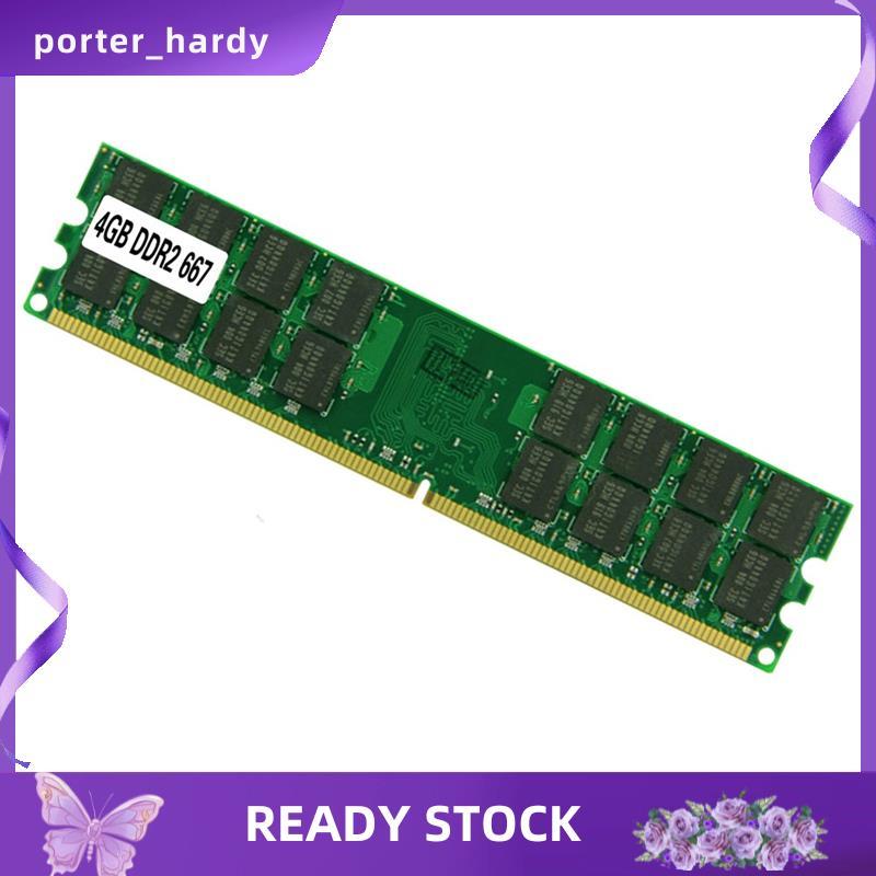Para Computador Desktop Compatível DDR2 4GB 240PIN Memória RAM PC2-5300 667MHz Módulo De Alta Frequência Grande Capacida
