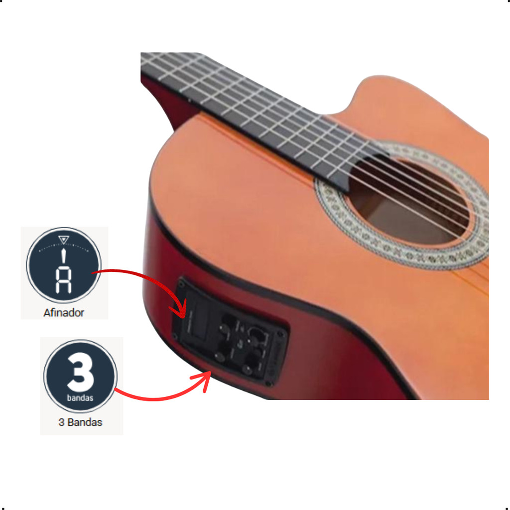 Violão Giannini Start Nylon NF-14 CEQ — imagem 2 de 2