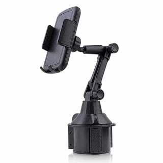 Suporte Veicular para Celular Articulado Porta Copos Ajustável para Carro Smartphone