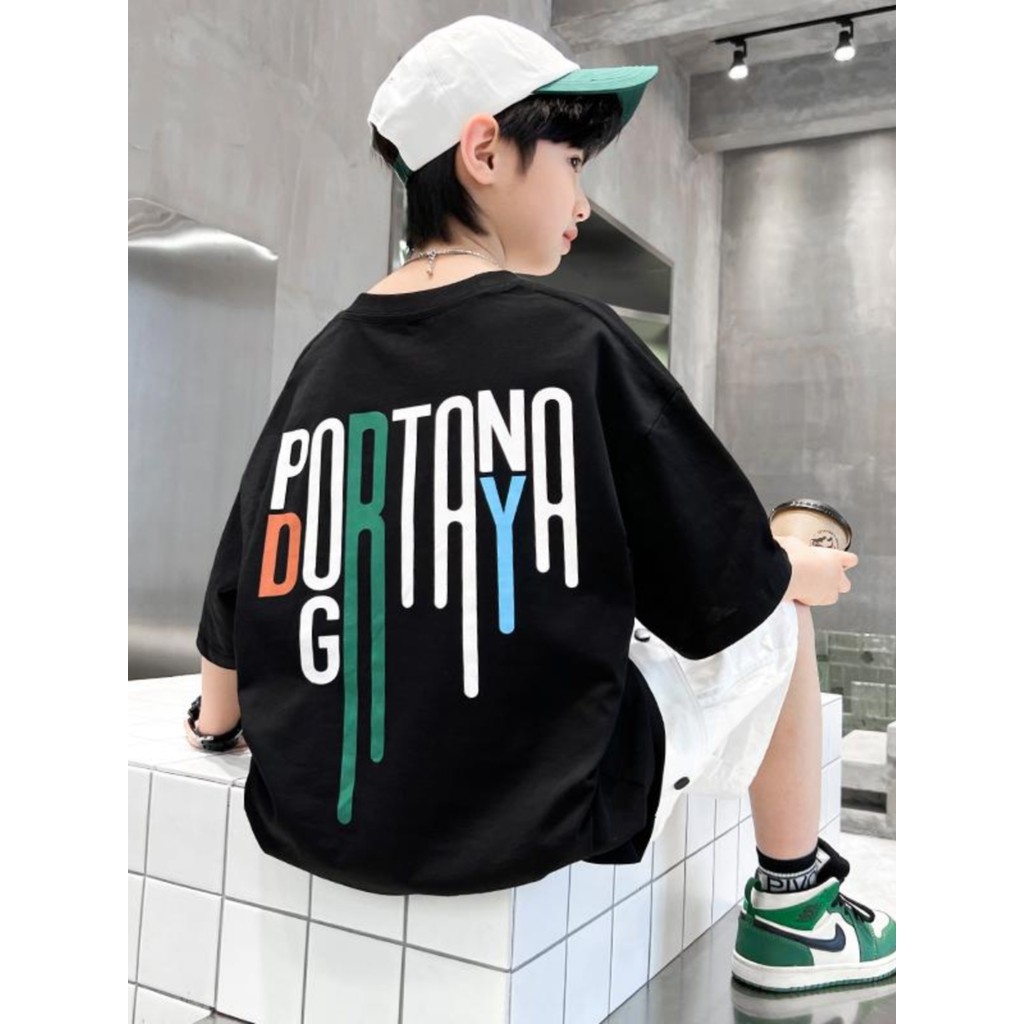 Crianças crianças roupas meninos verão camiseta de manga curta novo estilo médio grande crianças meninos estilo verão ve