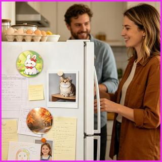 Ímã De Geladeira DIY Acrílico Magnético Resistente A Riscos Molduras De Fotos Ímãs De Cozinha Para alpiert2br