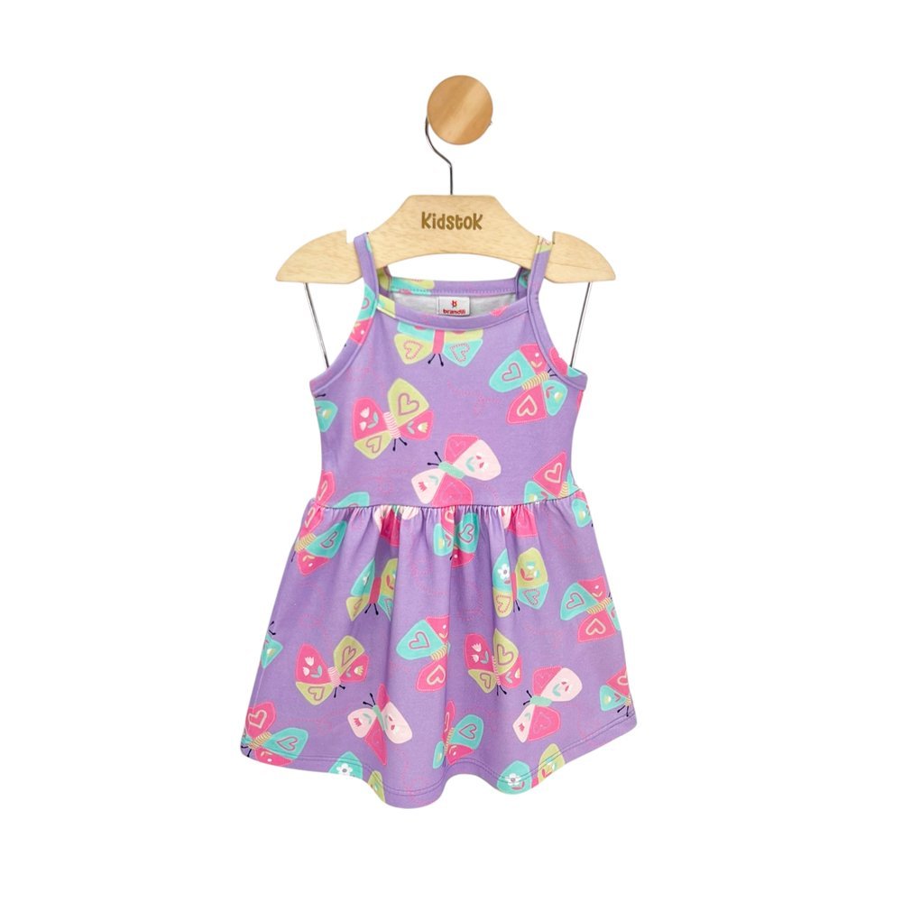 Vestido Menina Malha Estampas Diversas - Brandili