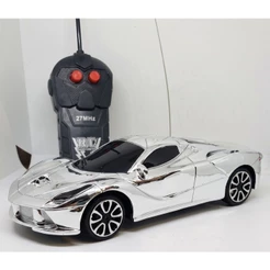 Carrinho de Controle Remoto RC 27MHz – Carro Esportivo de Brinquedo