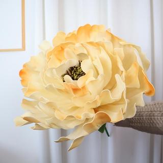 PE Peônia Artificial , Flor De Simulação Gigante De 40 Cm , Flores Falsas De Espuma Para Exibição De Janela