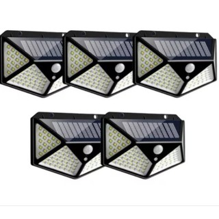 kit 2/3/5  Luminária Solar 100 Led Solar Light With Sensor For Outdoor Garden Waterproof …