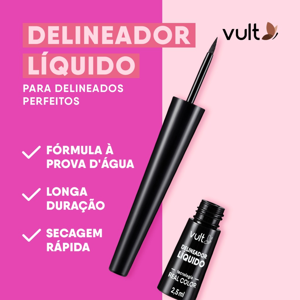 Vult Preto Delineador Líquido 2,5ml · foto 2