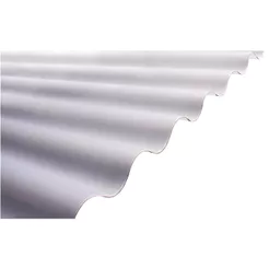 Telha Plástica Onda Baixa 1,1mm 1,22x0,50 Metro - 50.0122 - ATCO