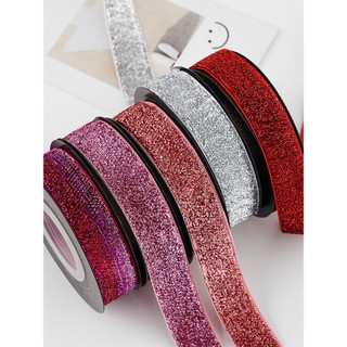 Zhuocai Starlight veludo 2cm fita cozimento bolo caixa de presente embalagem fita artesanal diy Hairpin fita de veludo