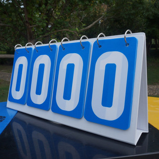 Placar azul de 4 dígitos, placar de quatro dígitos, vermelho, azul, duas cores, competição, 2 cores, tênis de mesa, plac