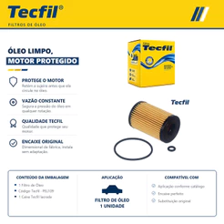 Filtro de Óleo A190 2001 até 2005 Tecfil