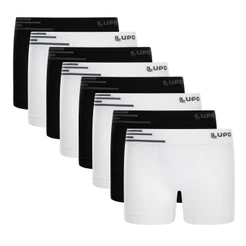 Kit 8 Cueca Boxer Infantil Box Microfibra Sem Costura Lupo