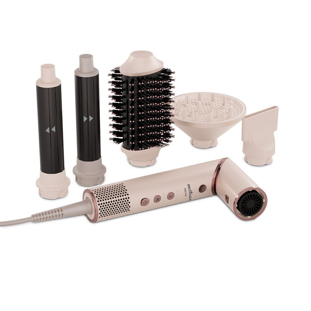Secador de Cabelos Britânia Multifuncional 1450W 3 Velocidades Rosa BSD15A