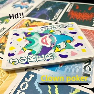 54 Cartas Joker Balatro Não Repetitivas HD Padrão para Prática de Mágica, Jogo Divertido e Educacional, Tabuleiro VK3J