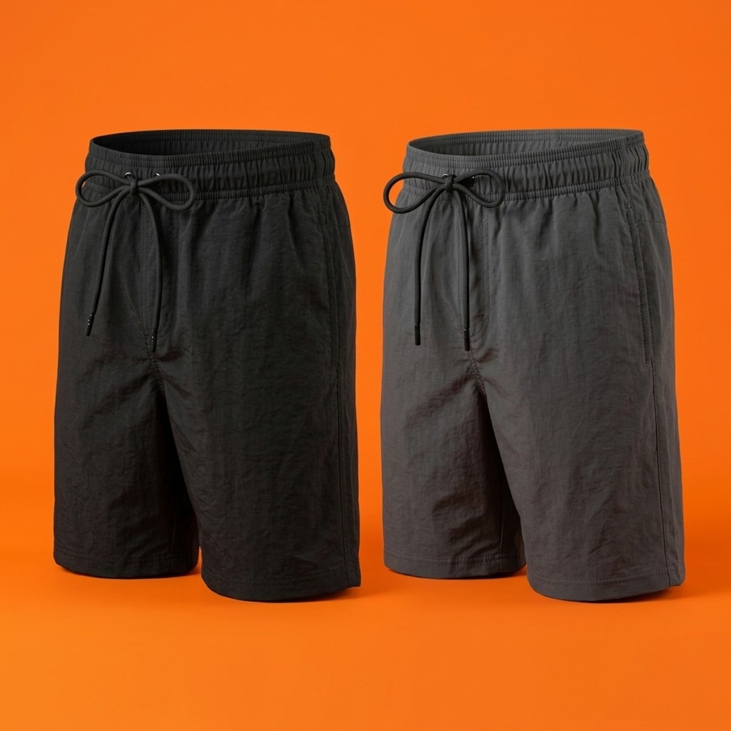 Kit 2 Bermudas Masculinas com Elastano Tactel Shorts Academia Corrida Caminhada Praia Fitness