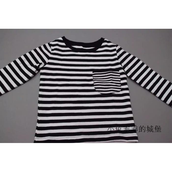 Primavera outono roupas infantis estilo marinho topos meninos meninas crianças puro algodão listrado camisetas crianças 
