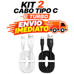 Kit 2 Cabos USB-C H'Maston 4.8A – Carregamento Rápido | Alta Qualidade