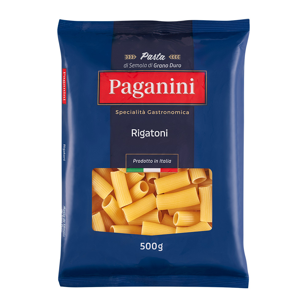 Macarrão Italiano Rigatoni Paganini 500g