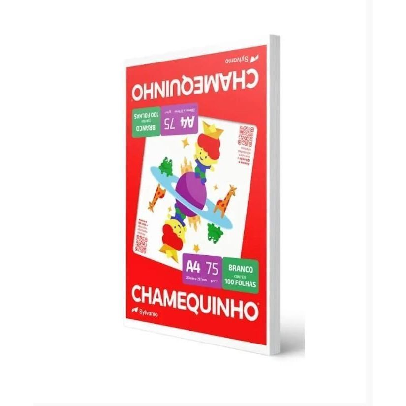 Papel Sulfite A4 Chamex Branco C/100 Folhas