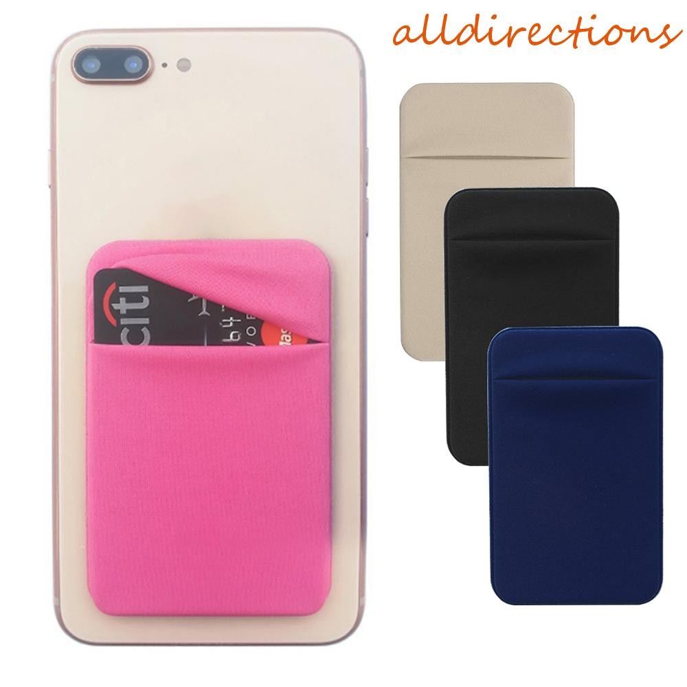 Alldirection Porta-Cartões De Celular Smartphones Cartão De Crédito Mini Slim Adesivo Carteira Para Bolso Traseiro