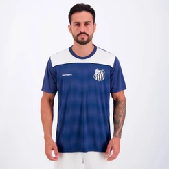 Camisa Santos Fulgor Marinho e Branca