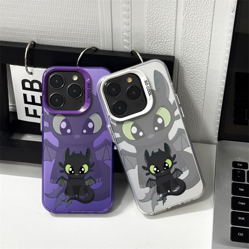 Capa de celular Toothless fofo How to Train Your Dragon para Samsung S22 S24 S23Ultra S20 S21 S23FE S24 S25 S22 Plus S23