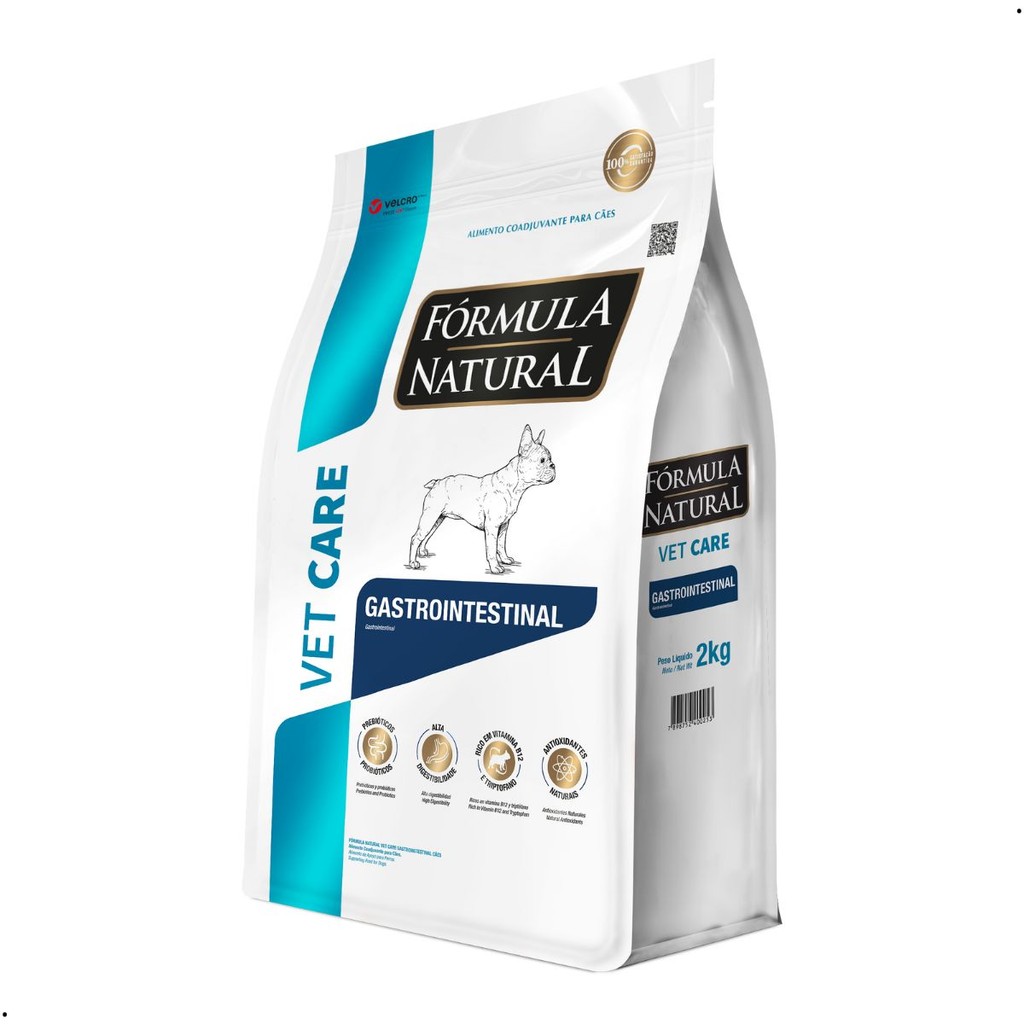 Ração Fórmula Natural Vet Care Gastrointestinal Cães Adultos Filhotes 2Kg Alimento Cachorro