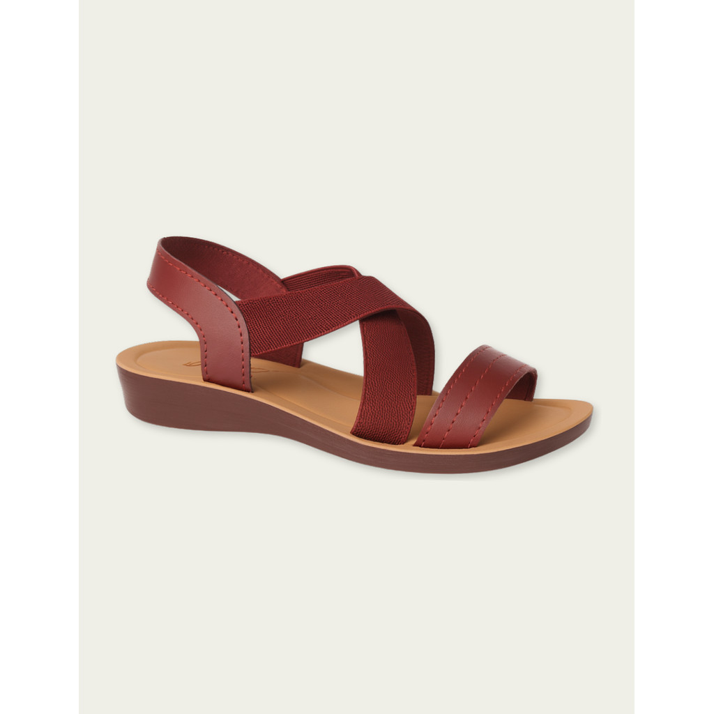 Sandália Ortopédica Feminina Confortável Feet Life Elástico Palmilha Anatômica