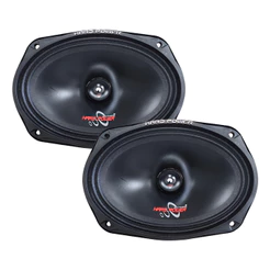PAR ALTO FALANTE HARD POWER WOOFER HP 200MB 6X9 POLEGADAS 200W RMS 4 OHMS