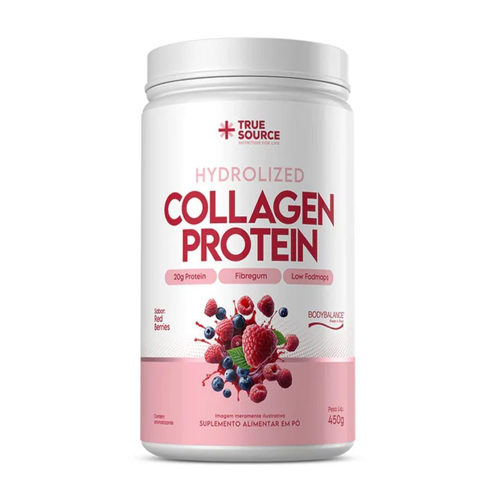 Collagen Protein Bodybalance - 450g Red Berries - True Source em Oferta na Shopee
