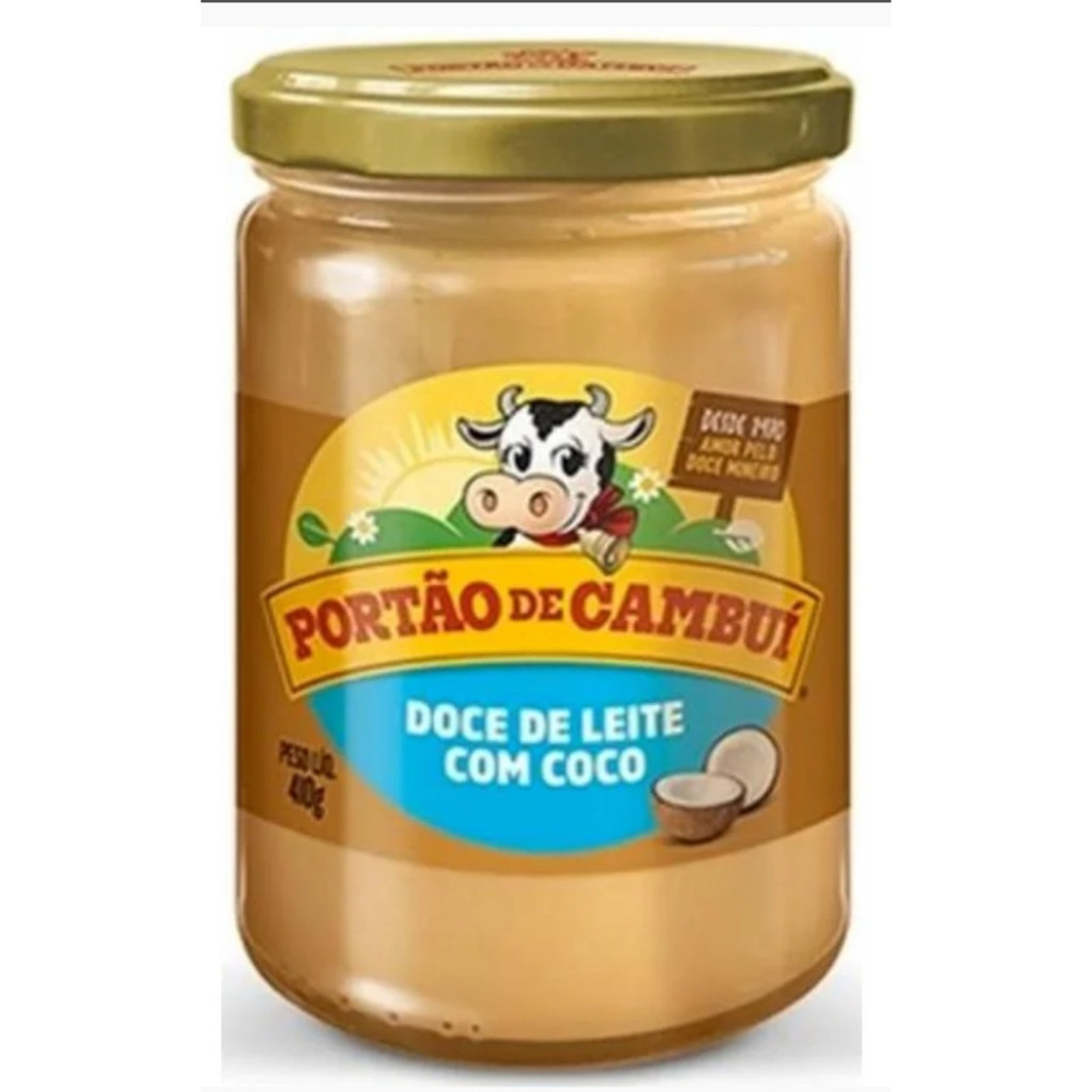 Doce De Leite De Coco Pastoso Pote 400g Portão De Cambui em Oferta na Shopee