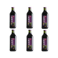 SUCO DE UVA AURORA T INTEGRAL VD 1500ML KIT 6 UNIDADES