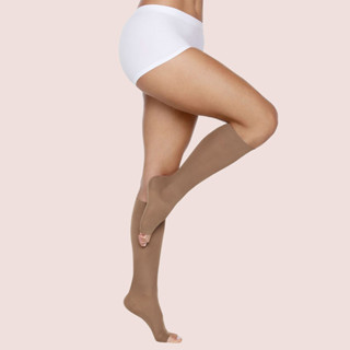 Meia Feminina  Sem Ponteira 3/4 Kendall Media Compressao 15-20 mmHg em Oferta na Shopee