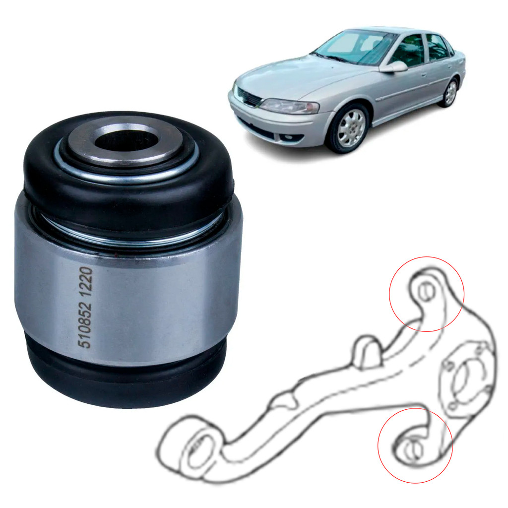 Bucha Hidráulica Traseira Chevrolet Vectra 1997 a 2005 em Oferta na Shopee