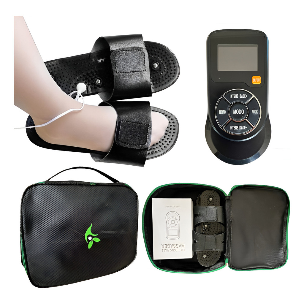 Massageador Elétrico Para Pés E Pernas Shiatsu Reflexologia