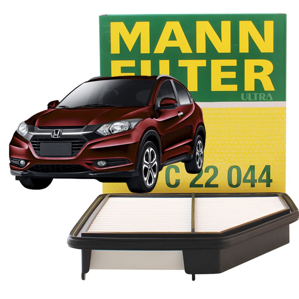 Filtro Ar Honda HRV - 2015 a 2021 - 1.8 / 1.5 16V - EX LX EXL TOURING (Mann C22044)