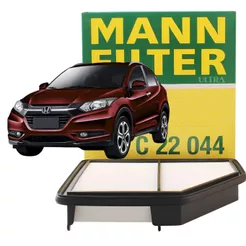Filtro Ar Honda HRV - 2015 a 2021 - 1.8 / 1.5 16V - EX LX EXL TOURING (Mann C22044)